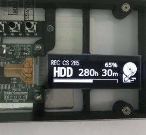 2.1 inčni 256x64 piksela OLED ekrana