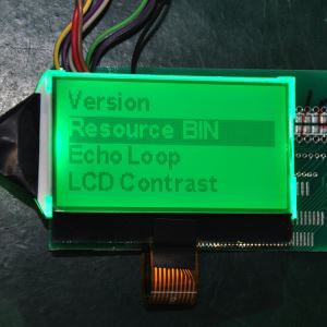 Žuto-zelena 128x64 Lcd